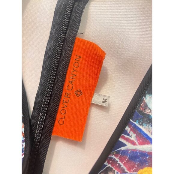 Clover Canyon Floral Peplum Sleeveless Top Size Medium - Picture 5 of 5